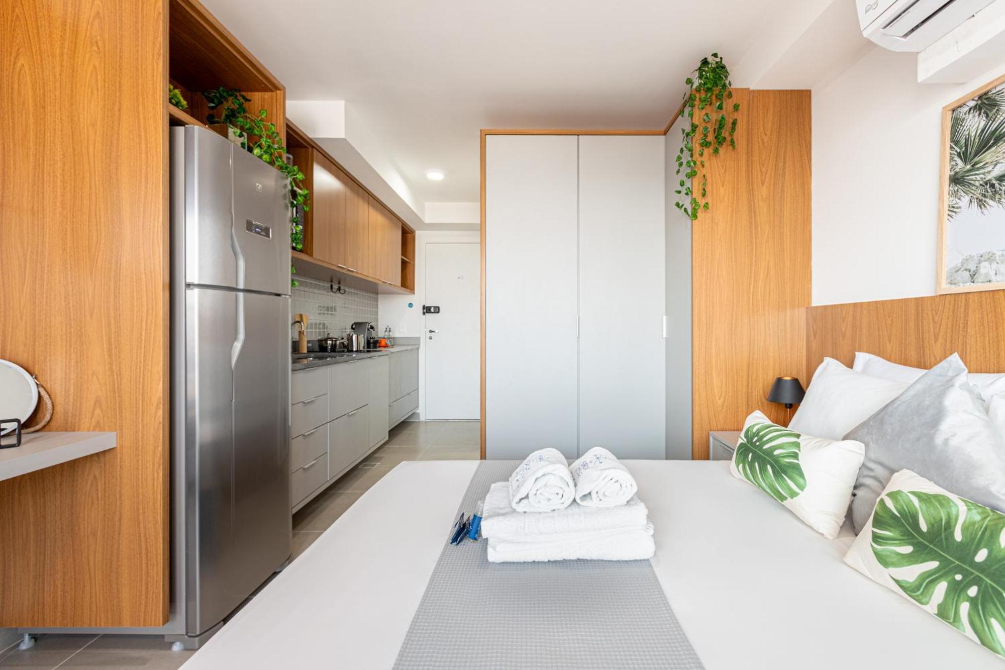 Apartamento Easy Star - Studio Com Linda Vista - Xw01h